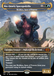 Brokkos, Apex of Forever (PRM-80909) - Magic Online Promos / Bio-Quartz Spacegodzilla