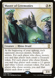 Master of Ceremonies (PPSNC-018) - New Capenna Commander Promos Foil