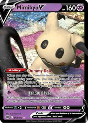 Mimikyu V 068/172  - Holofoil SWSH09 Brilliant Stars - Ultra Rare