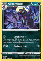 Grimmsnarl 094/172  - Reverse Holofoil SWSH09 Brilliant Stars - Rare