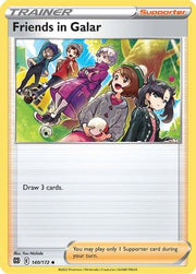 Friends in Galar 140/172  SWSH09 Brilliant Stars - Uncommon