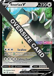 Snorlax V 141/202  - Holofoil Jumbo Cards - Promo