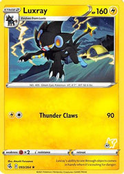 Luxray - 096/264 (#47 Pikachu Stamped) 093/264  Battle Academy 2022 - Promo