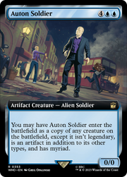 Auton Soldier (WHO-353) - Doctor Who: (Extended Art) Foil