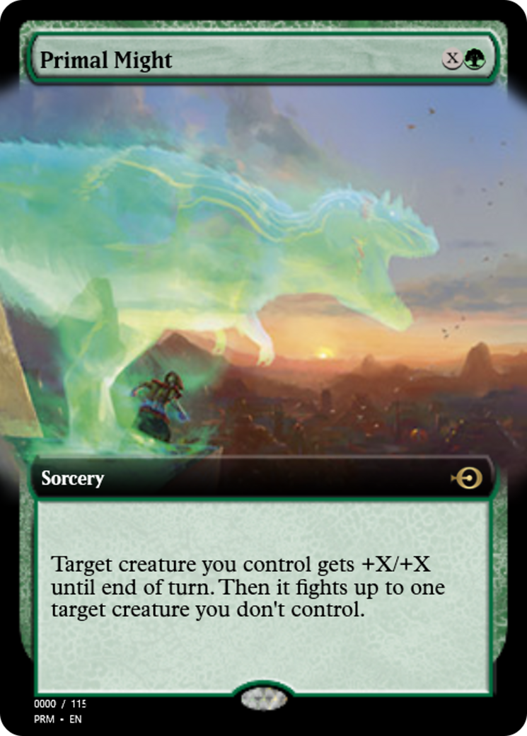 Primal Might (PRM-81990) - Magic Online Promos