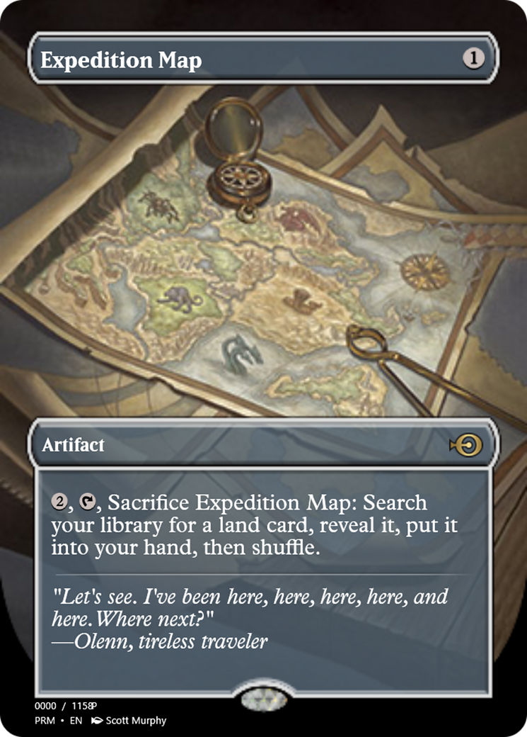 Expedition Map (PRM-82800) - Magic Online Promos