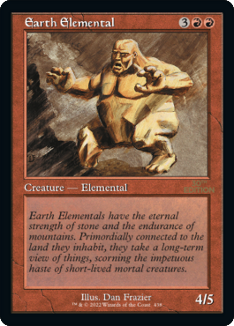 Earth Elemental (30A-438) - 30th Anniversary Edition