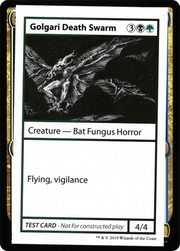 Golgari Death Swarm (CMB1-091) - Mystery Booster Playtest Cards 2021