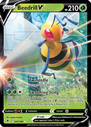 Beedrill V 001/189  - Holofoil SWSH10 Astral Radiance - Ultra Rare