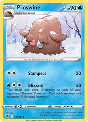 Piloswine 032/189  - Reverse Holofoil SWSH10 Astral Radiance - Uncommon