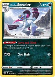 Hisuian Sneasler 093/189  - Reverse Holofoil SWSH10 Astral Radiance - Holo Rare