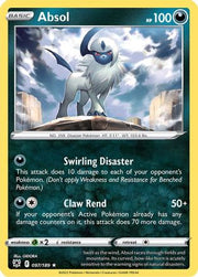 Absol 097/189  - Reverse Holofoil SWSH10 Astral Radiance - Holo Rare