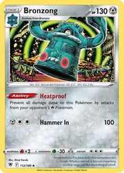Bronzong 112/189  - Reverse Holofoil SWSH10 Astral Radiance - Uncommon