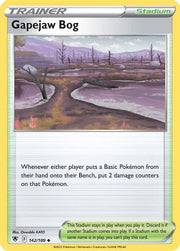 Gapejaw Bog 142/189  - Reverse Holofoil SWSH10 Astral Radiance - Uncommon