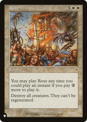 Rout (LIST-INV-34) - The List