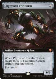 Phyrexian Triniform (CMR-697) - Commander Legends: (Extended Art)