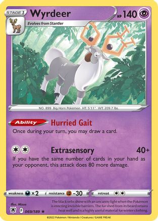 Wyrdeer 069/189  Deck Exclusives - Rare