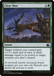 Clear Shot (MID-176) - Innistrad: Midnight Hunt Foil
