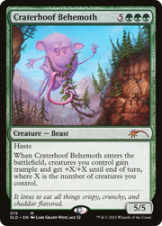 Craterhoof Behemoth (SLD-375) - Secret Lair Drop Foil