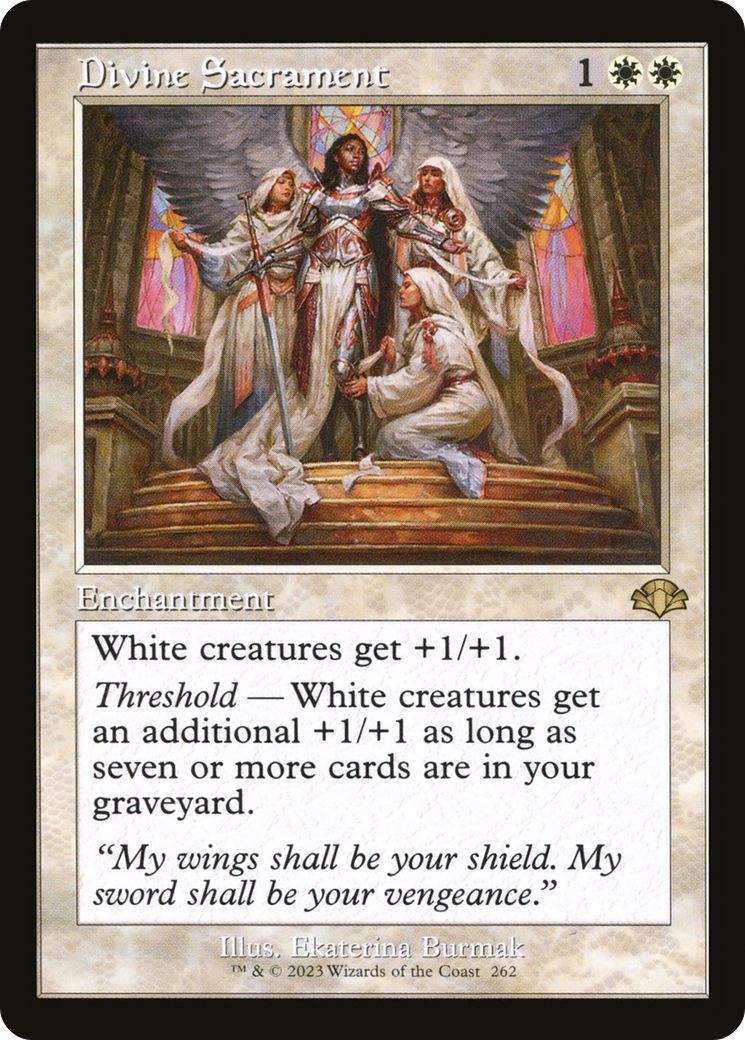 Divine Sacrament (DMR-262) - Dominaria Remastered Foil