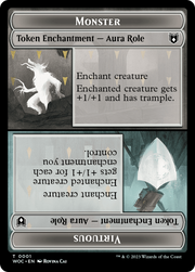Monster // Virtuous (TWOC-001) - Wilds of Eldraine Commander Tokens