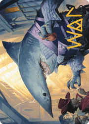 Loan Shark // Loan Shark (AOTJ-006) - Outlaws of Thunder Junction Art Series (Borderless) Foil