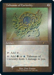 Talisman of Curiosity (Retro Frame) (Foil Etched) (SLD-1061) - Secret Lair Drop Series Foil