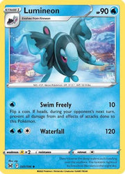 Lumineon 041/196  - Reverse Holofoil SWSH11 Lost Origin - Uncommon