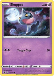 Shuppet 072/196  - Reverse Holofoil SWSH11 Lost Origin - Common