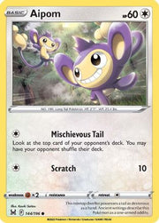 Aipom 144/196  SWSH11 Lost Origin - Common