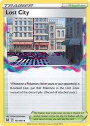 Lost City 161/196  - Reverse Holofoil SWSH11 Lost Origin - Uncommon