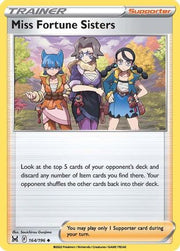 Miss Fortune Sisters 164/196  SWSH11 Lost Origin - Uncommon