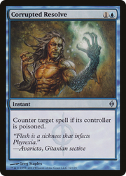 Corrupted Resolve (NPH-032) - New Phyrexia Foil