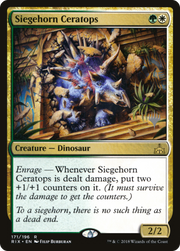 Siegehorn Ceratops (PPM20-171) - Rivals of Ixalan Promos