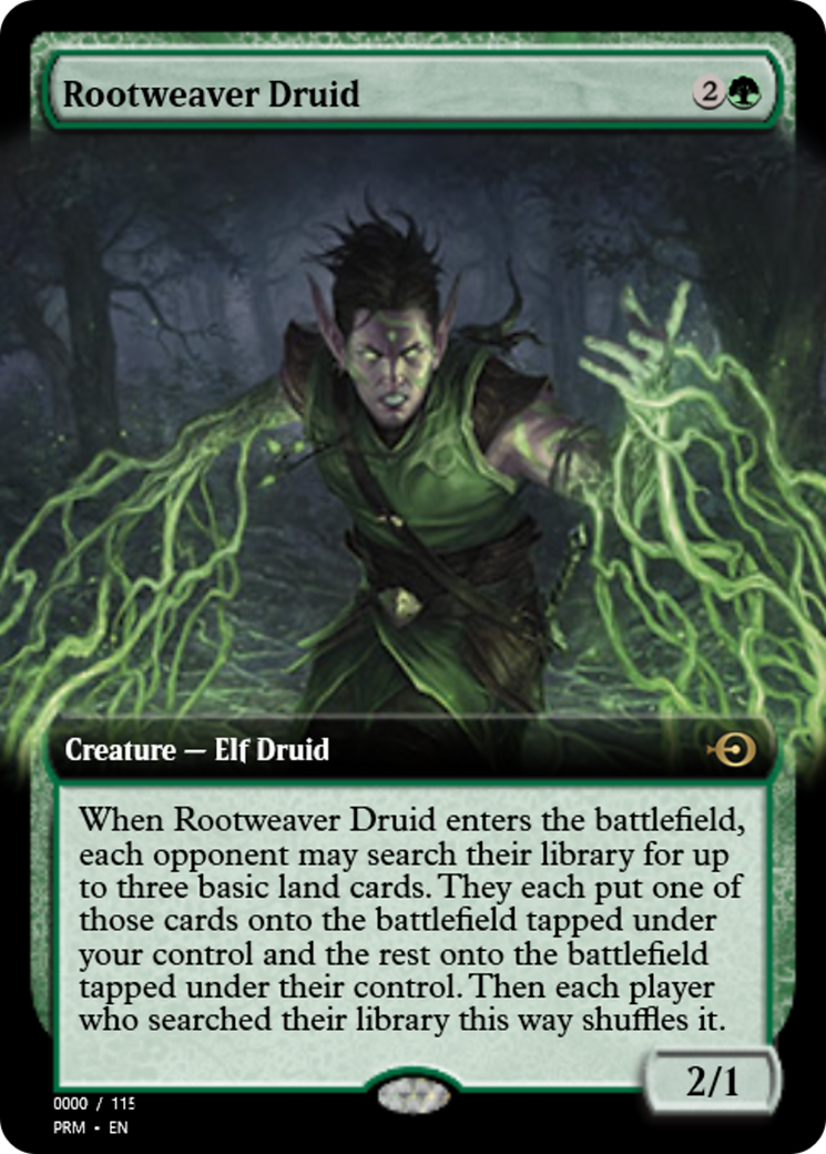 Rootweaver Druid (PRM-86030) - Magic Online Promos