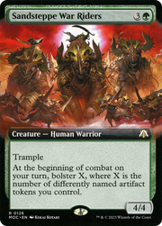 Sandsteppe War Riders (MOC-126) - March of the Machine Commander: (Extended Art) Foil