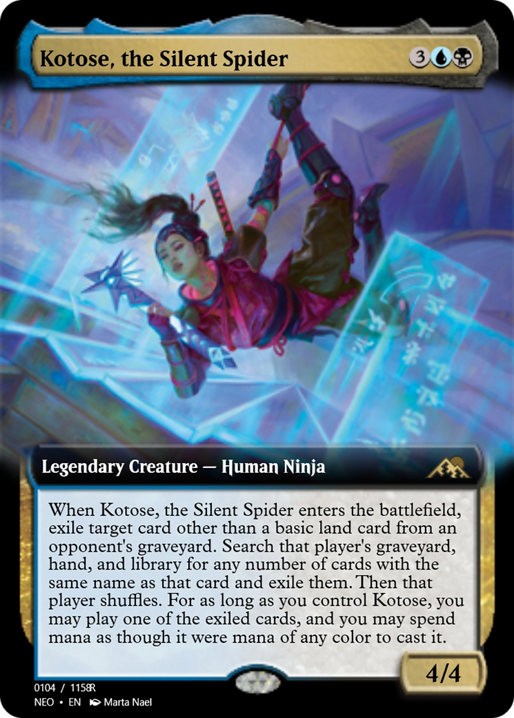 Kotose, the Silent Spider (PRM-98071) - Magic Online Promos Foil