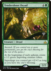 Tendershoot Dryad (PPM20-147) - Rivals of Ixalan Promos Foil