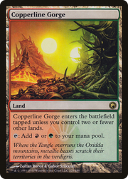 Copperline Gorge (SOM-225) - Scars of Mirrodin Foil