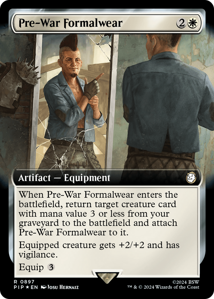 Pre-War Formalwear (PIP-897) - Fallout: (Extended Art) Foil