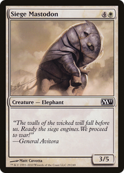 Siege Mastodon (M11-029) - Magic 2011