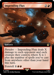 Impending Flux (WHO-386) - Doctor Who: (Extended Art) Foil