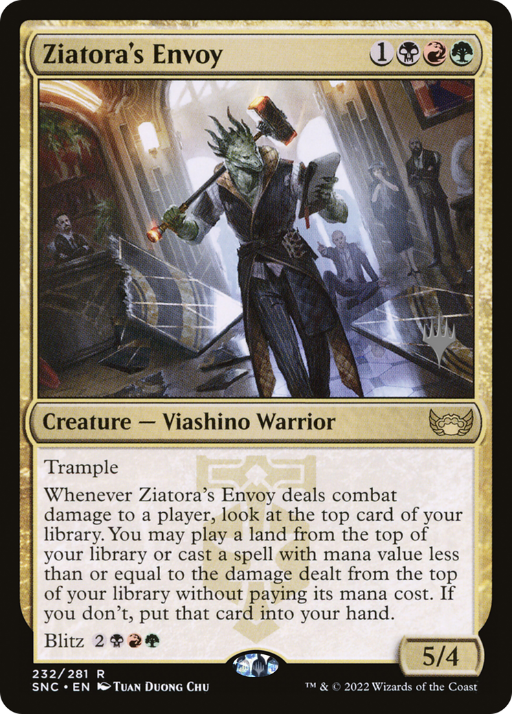 Ziatora's Envoy (PPSNC-232P) - Streets of New Capenna Promos Foil