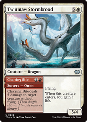 Twinmaw Stormbrood // Charring Bite (TDM-232) - Tarkir: Dragonstorm Foil