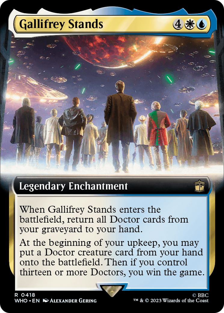 Gallifrey Stands (WHO-418) - Doctor Who: (Extended Art) Foil