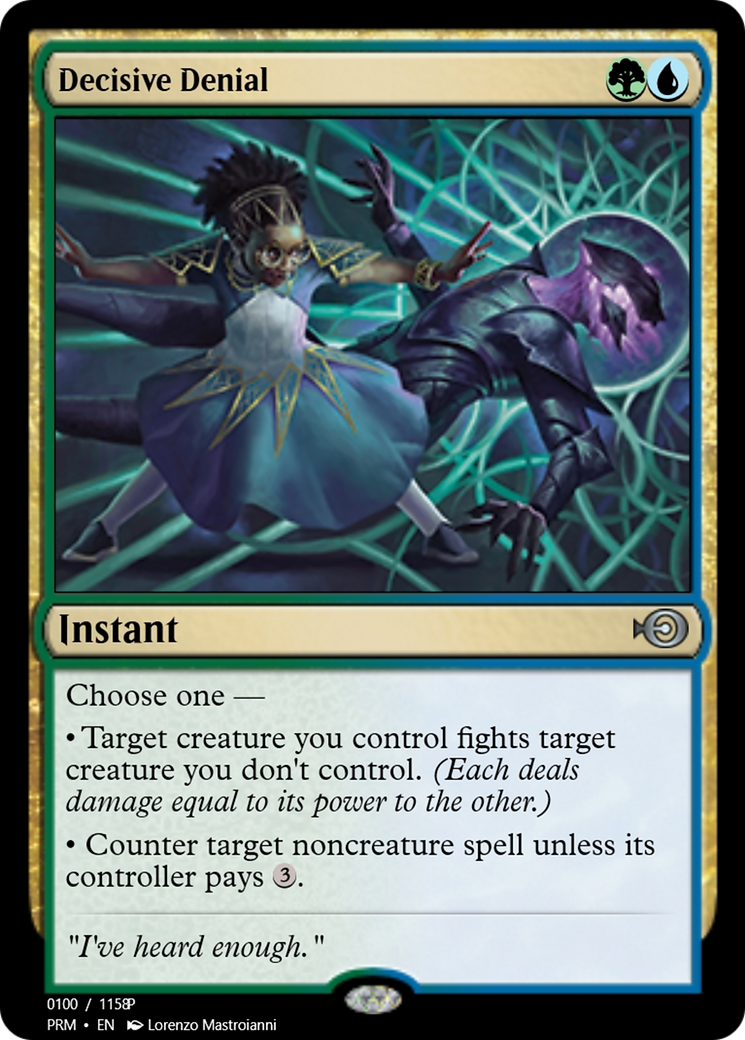 Decisive Denial (PRM-90172) - Magic Online Promos Foil