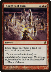 Thoughts of Ruin (SOK-118) - Saviors of Kamigawa Foil
