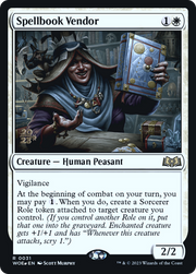 Spellbook Vendor (PRE-031) - Wilds of Eldraine Promos Foil