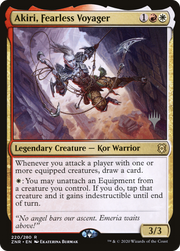 Akiri, Fearless Voyager (PPZNR-220P) - Zendikar Rising Promos Foil