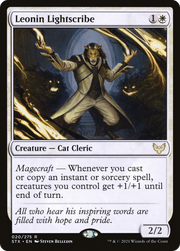 Leonin Lightscribe (STX-020) - Strixhaven: School of Mages